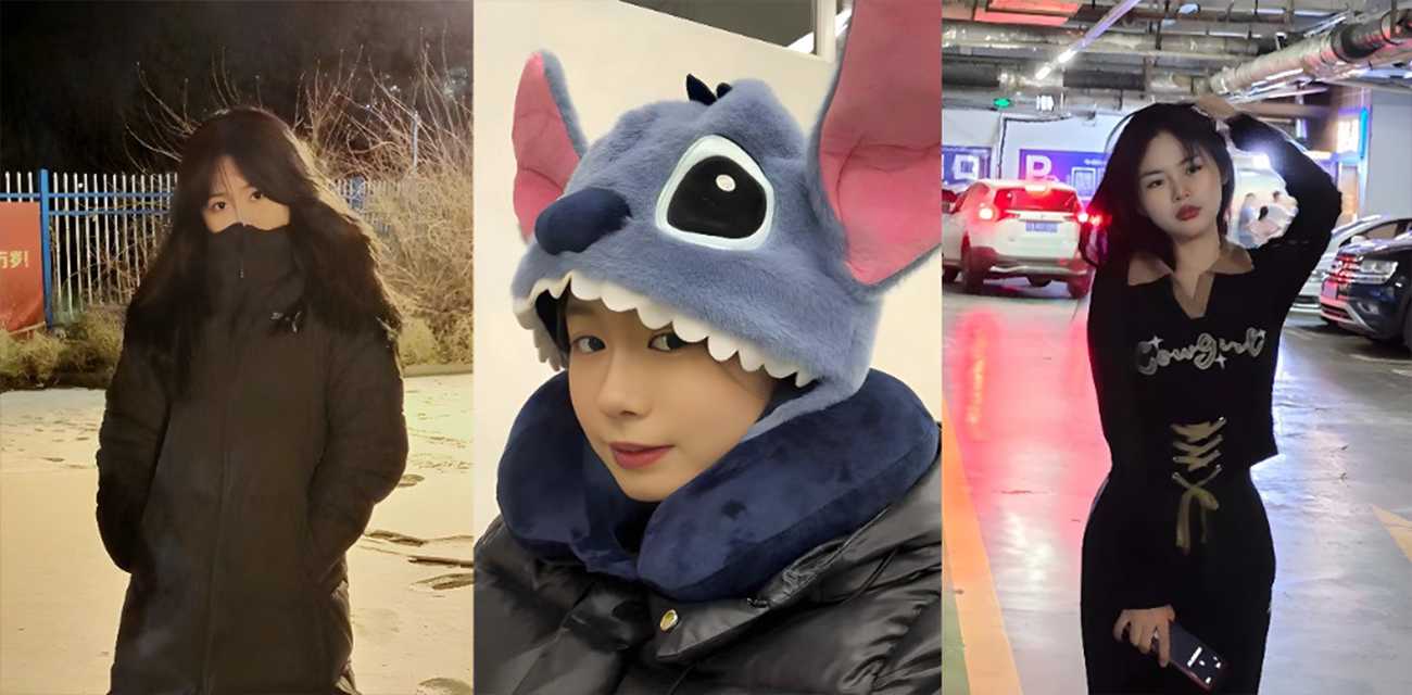 清纯反差女大学生不雅视频流出，趁室友熟睡拍露穴淫片穿白色网袜为金主足交